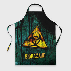 Biohazard yellow sign  – Фартук 3D с принтом купить