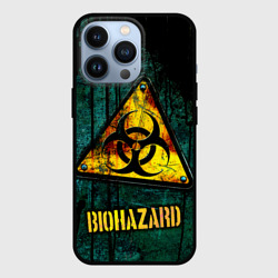 Biohazard yellow sign  – Чехол для iPhone 13 Pro с принтом купить