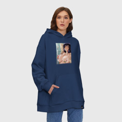 Худи SuperOversize хлопок Ahegao секси - фото 2
