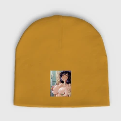 Женская шапка демисезонная Ahegao секси