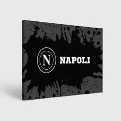 Napoli sport на темном фоне по-горизонтали – Холст прямоугольный с принтом купить