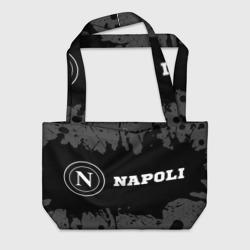 Napoli sport на темном фоне по-горизонтали – Пляжная сумка 3D с принтом купить