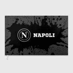 Napoli sport на темном фоне по-горизонтали – Флаг 3D с принтом купить