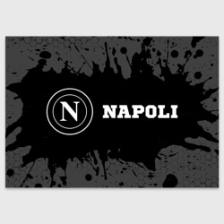 Napoli sport на темном фоне по-горизонтали – Поздравительная открытка с принтом купить