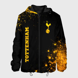 Tottenham - gold gradient вертикально – Мужская куртка 3D с принтом купить со скидкой в -10%