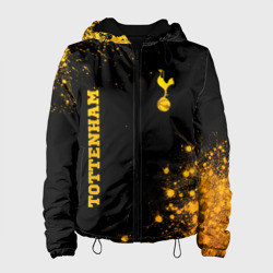 Tottenham - gold gradient вертикально – Женская куртка 3D с принтом купить со скидкой в -10%