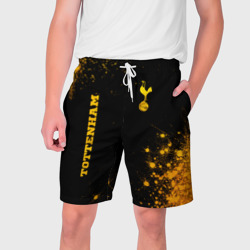 Tottenham - gold gradient вертикально – Мужские шорты 3D с принтом купить