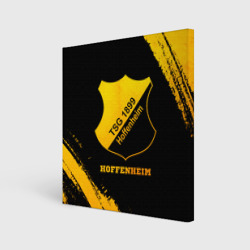 Hoffenheim - gold gradient – Холст квадратный с принтом купить