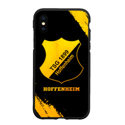 Hoffenheim - gold gradient – Чехол для iPhone XS Max матовый с принтом купить