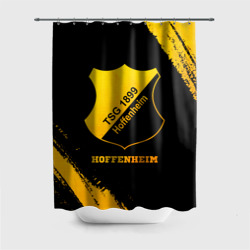 Hoffenheim - gold gradient – Штора 3D для ванной с принтом купить