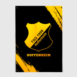 Hoffenheim - gold gradient – Постер с принтом купить