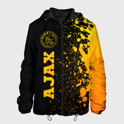 Ajax - gold gradient по-вертикали – Мужская куртка 3D с принтом купить со скидкой в -10%