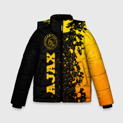 Ajax - gold gradient по-вертикали – Зимняя куртка для мальчиков 3D с принтом купить