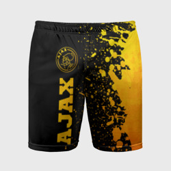 Ajax - gold gradient по-вертикали – Мужские шорты спортивные с принтом купить
