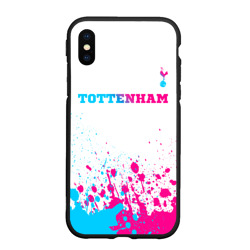 Tottenham neon gradient style посередине – Чехол для iPhone XS Max матовый с принтом купить