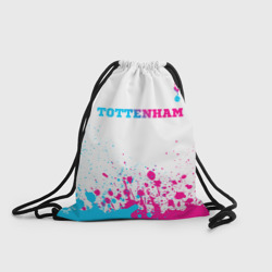 Tottenham neon gradient style посередине – Рюкзак-мешок 3D с принтом купить со скидкой в -25%