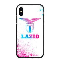 Lazio neon gradient style – Чехол для iPhone XS Max матовый с принтом купить