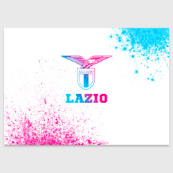 Lazio neon gradient style – Поздравительная открытка с принтом купить