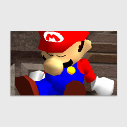 Марио 64 спит арт – Бумага для упаковки 3D с принтом купить