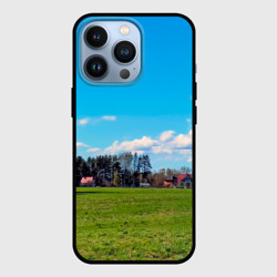 Пригородный пейзаж – Чехол для iPhone 13 Pro с принтом купить