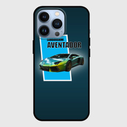 Спортивная машина Lamborghini Aventador – Чехол для iPhone 13 Pro с принтом купить