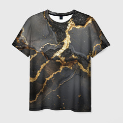 Золото и черный агат – Мужская футболка 3D с принтом купить со скидкой в -26%