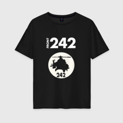 Front 242 - Copter – Женская футболка хлопок Oversize с принтом купить со скидкой в -16%