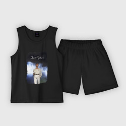 Depeche Mode - Gahan oldschool – Детская пижама с шортами хлопок с принтом купить со скидкой в -20%