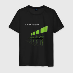 Kraftwerk - Robots scene – Мужская футболка хлопок с принтом купить со скидкой в -20%