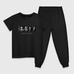 Kraftwerk - The band – Детская пижама хлопок с принтом купить со скидкой в -9%