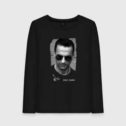 Depeche Mode - Dave Gahan face – Женский лонгслив хлопок с принтом купить со скидкой в -20%