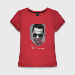 Depeche Mode - Dave Gahan face – Женская футболка хлопок Slim с принтом купить