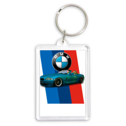 Родстер BMW Z4 – Брелок прямоугольный 35*50 с принтом купить