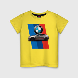 Кроссовер BMW X6 M – Детская футболка хлопок с принтом купить со скидкой в -20%