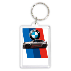 Кроссовер BMW X6 M – Брелок прямоугольный 35*50 с принтом купить