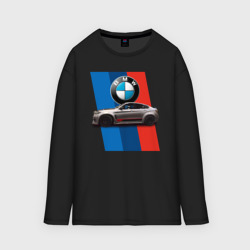 Кроссовер BMW X6 M – Мужской лонгслив oversize хлопок с принтом купить
