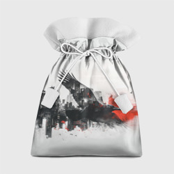Летающий ворон и город – Подарочный 3D мешок с принтом купить со скидкой в -13%