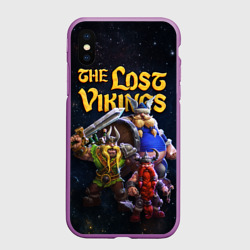 Чехол для iPhone XS Max матовый The lost vikings - interplay