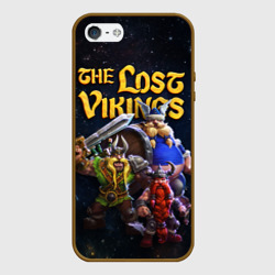 Чехол для iPhone 5/5S матовый The lost vikings - interplay