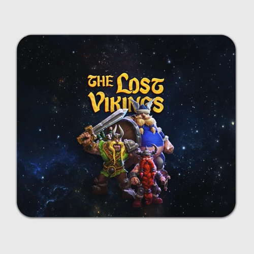Прямоугольный коврик для мышки The lost vikings - interplay
