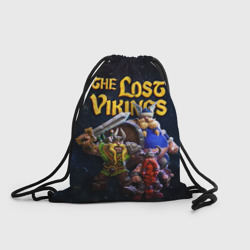 The lost vikings - interplay – Рюкзак-мешок 3D с принтом купить со скидкой в -25%