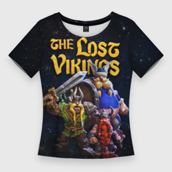 The lost vikings - interplay – Женская футболка 3D Slim с принтом купить