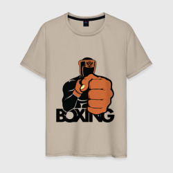 Боксёру – Мужская футболка хлопок с принтом купить со скидкой в -20%