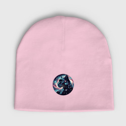 Звёздная пантера - нейросеть – Мужская шапка демисезонная с принтом купить