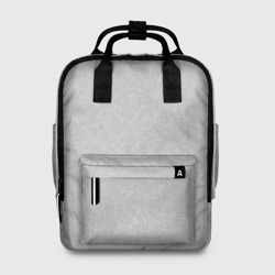 Однотонный светло-серый текстурированный  – Женский рюкзак 3D с принтом купить