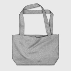 Текстурированный серый однотонный – Пляжная сумка 3D с принтом купить