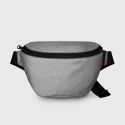 Текстурированный серый однотонный – Поясная сумка 3D с принтом купить