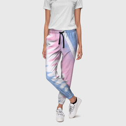 Полоски в стиле тай дай – Женские брюки 3D с принтом купить