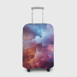 Облачный космос – Чехол для чемодана 3D с принтом купить