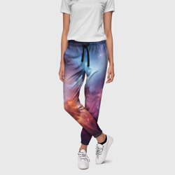 Облачный космос – Женские брюки 3D с принтом купить
